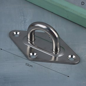 보트 후크 304 M5 M8 1 M6 마운트 플레이트 해먹 벽 M10 스윙 스틸 천장 스테인리스 듀티 앵커 요가 아이 개 헤비, D