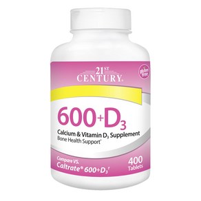 21세기센트리 칼슘 600mg + 비타민 D3 타블렛, 400개입, 1개, 400정