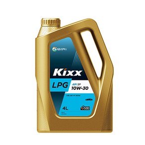 엔진오일 LPG용/Kixx LPG/4리터, 10w30, 1개, 4L