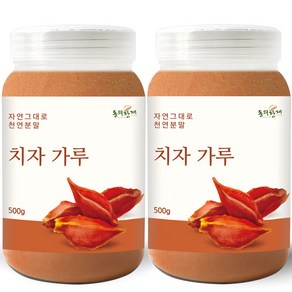 동의한재 수입 치자 가루 분말, 500g, 2개