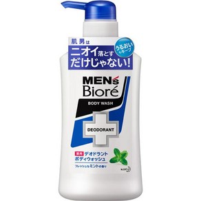 카오 MENs Bioe 맨즈 비오레 데오드란트 바디 워시 프레쉬한 민트향[본체 440ml] 남성용, 단일, 1개, 440ml