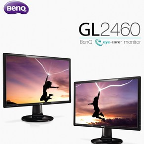 BenQ 24인치 GL2460 해상도 1920x1082 HDMI연결 노트북 CCTV 풀스 TV시청가능