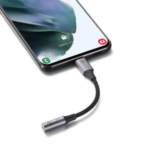 3.5mm USB- C 타입 변환 젠더 오디오 잭 고성능 HiFi DAC 이어폰 마이크 지원, 1개입