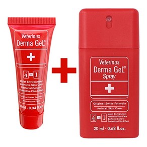 애견 고양이 반려동물 상처 손상피부 더마젤 연고10ml+스프레이20ml 콤보, 10ml, 1개