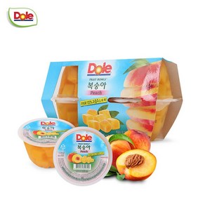 Dole 돌 후룻볼 복숭아(4개입) x 1팩/간편과일, 1개