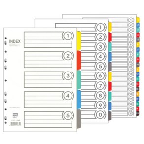 알파 인덱스간지 I-605 PVC 5분류 A4