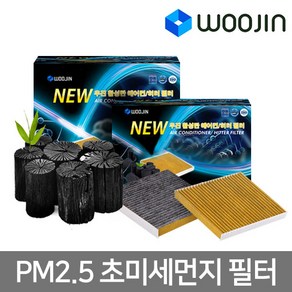 우진필터 PM2.5 초미세먼지 활성탄 H11 자동차 에어컨필터, 현대 싼타페트라제XG03년4월~ YCH17, 1개