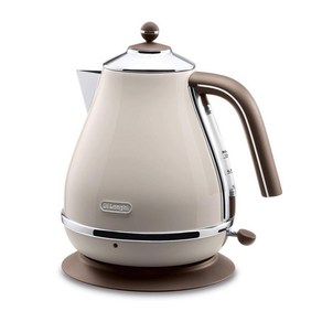 DeLonghi 드롱기(DeLonghi) 전기주전자 아이코나 빈티지 돌체 베이지 1.0L KBOV1200J-BG, D, 주전자 단품