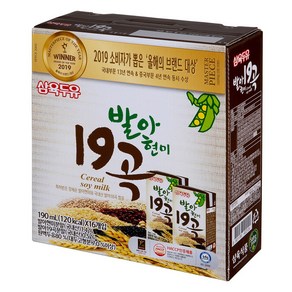 삼육두유 발아현미 19곡, 190ml, 48개