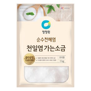 청정원 순수천혜염 천일염 가는 소금, 1kg, 1개