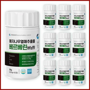 베르베린 매자나무열매 추출물 버닝핏 HACCP 유케어라이프, 10개, 60정