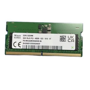 SK 하이닉스 DDR5 SODIMM 노트북 메모리 Itx RAM 미니 호스트 8GB 1Rx16 PC5-4800B-5600B-SC0, [01] 8GB 4800, 02 8GB 4800