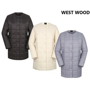 웨스트우드 WESTWOOD 사각퀄팅의 여성 경량 중힙 패딩 자켓 WM4WCJPQ260