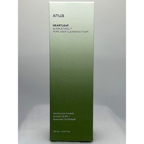 ANUA 아누아 어성초 퀘세티놀 모공 딥 클렌징폼, 1개, 150ml