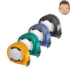 코메론 컬러스 줄자 KMC-25CV, 1개