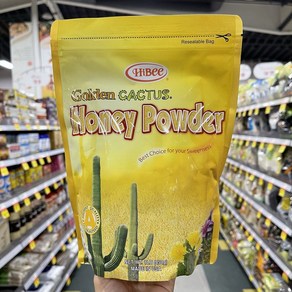 [미국산 코셔인증]하이비 골든 캑터스 허니파우더 선인장 꿀가루 454g/Golden Cactus Honey Powde, 454g, 3개