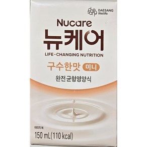 대상웰라이프 뉴케어 미니 구수한맛, 150ml, 12개