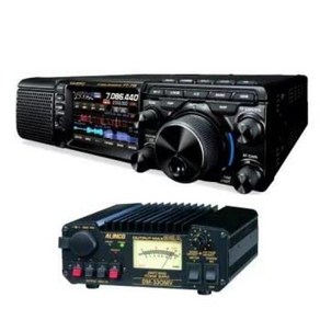 야에스 무선 FT-710 AESS(HF50MHz 트랜시버 100W)& DM-330MV & 액정 보호 필름 세트, 1개