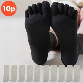 코지레이스 남성 발가락양말 중목 발냄새 예방 통기성 양말 10켤레