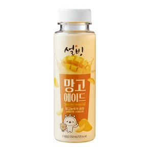 설빙 망고에이드 250ml 12개/냉장무료배송, 12개