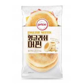 쫄깃한잉글리쉬머핀 삼립 240g(60gx4ea) 냉동, 240g, 1개