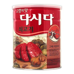 CJ제일제당 쇠고기 다시다 캔 1200g 1개 업소용 대용량, 1.2kg