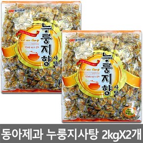 동아제과 누룽지향 사탕, 2kg, 2개