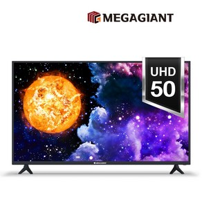 메가TV 50인치 UHD TV 고화질 LED 가성비 소형TV 중소기업티비 Q5002UH, 단순배송상품, 스탠드형, 127cm/50인치