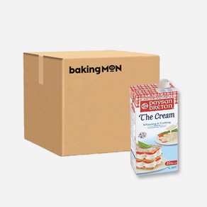 [아이스박스 무료] 페이장브레통 휘핑크림 1박스 (1L x 12개), 12개, 1L