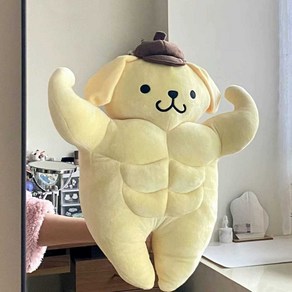 근육인형 머슬 헬창선물 쿠션 헬스 몸짱 쿠션 벌크업, 근육인형  [대형 85cm], 1개