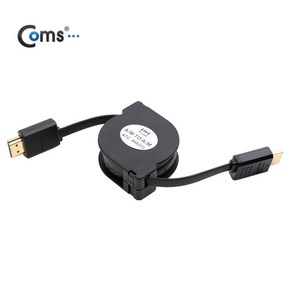 [Coms] HDMI 케이블(V1.4/자동감김) 1.3M VC380, 블랙