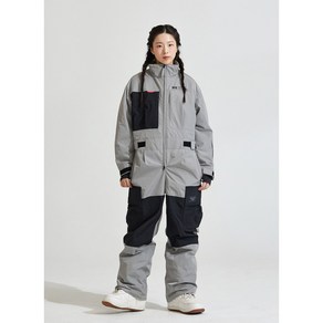 MR 25 JUMPSUIT 01 GRAY 모이라 보드복 점프수트 일체형 커플 공용 여성 남성 스노우보드복