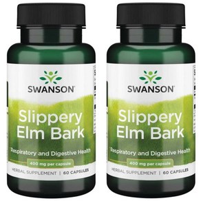 Swanson 스완슨 슬리퍼리 엘름 바크 400mg 60정 기타영양제