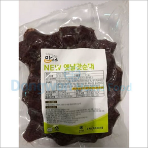 도야지 NEW 옛날맛 순대(케이싱 슬라이스) 1kg, 1개, 단품