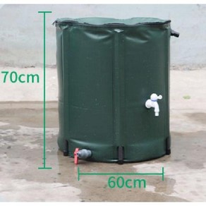간이 빗물통 농업용 저장탱크 빗물받이 물통 야외 저장통 오수받이