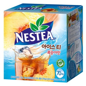 네스티 아이스티 복숭아맛 분말, 12.5g, 70개입, 1개