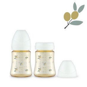 PPSU 올리브 200ml 젖병 트윈팩 (화이트), 없음, 1개