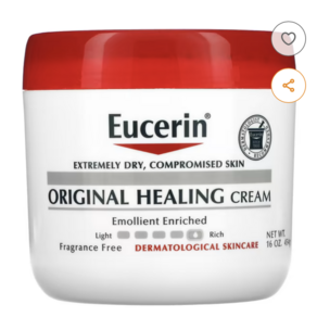 유세린 ( Eucein ) 오리지널 힐링 크림 악건성 손상된 피부용 무향 454g(16oz), 1개