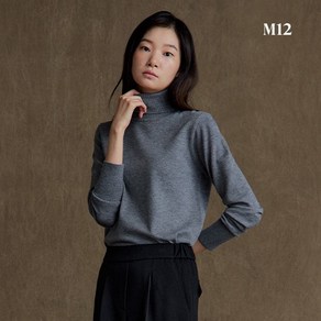 M12 [온플/런칭가79 900원] 24FW 여성 울블렌디드 터틀넥 풀오버 4종762298