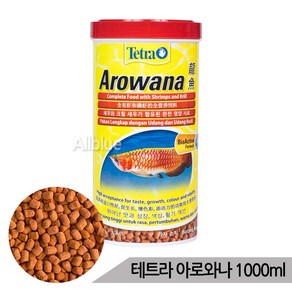 테트라 아로와나 1000ml/홍룡 금룡 사료 열대어사료 1000ml, 1L, 1개