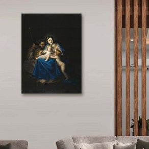 [더벨라] 고야 - 성가정과 아기 세례자 요한 The Holy Family with the Infant St. John the Baptist 모던프레임 캔버스액자