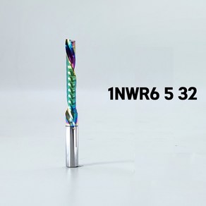 백제 1NWR 6MM 샹크 DLC코팅 역날 초경 엔드밀 1F DOWN CUT 하드우드, 1NWR6532, 1개