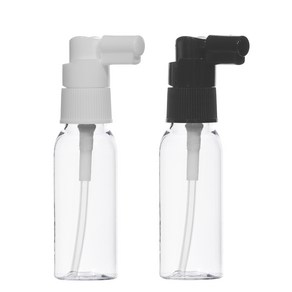 [헤어스프레이] 헤어스프레이 20ml 30ml 50ml 60ml 75ml 80ml 100ml 헤어미스트용기, 30ml(L) 투명용기, 흰색캡, 1개