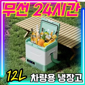 IceCuze 24시간 차량용 냉장고 12v 220v겸용 냉온장고 휴대용 이동식 캠핑 카투어 차량용냉장고, 포레스트12L
