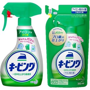 카오 다리미 다림풀 키핑 핸디 스프레이 400ml + 리필 350ml, 1개