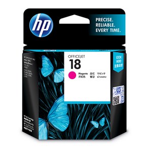 HP NO.18 정품잉크 C4938A, Magenta, 1개