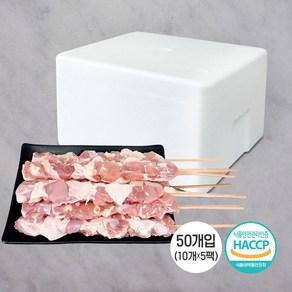 꼬치마트 공장직영 수제 대왕 롱순살닭꼬치 40cm*160g 50개입, 롱순살닭꼬치 40cm 50개, 50개, 160g