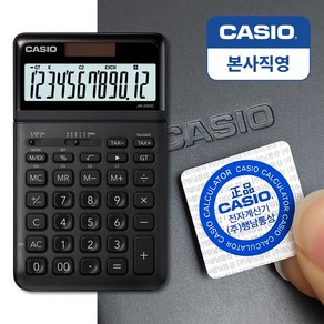 카시오 칼라 계산기 JW-200SC, 블랙, 1개