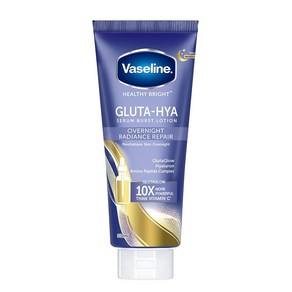 바세린 오버나이트 래디언스 리페어 Vaseline Healthy Bight Gluta-Hya Seum Bust Lotion, 1개, 330ml