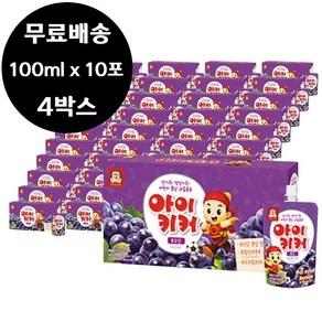 아이키커 (사과+포도+오렌지) 40개, 포도, 1000ml